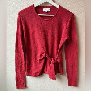 EUC Madewell Texture & Thread Tie Top (Size:XS)